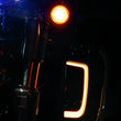 Load image into Gallery viewer, Kuryakyn Tracer Lower Fairing Grill Chrome - Installation View