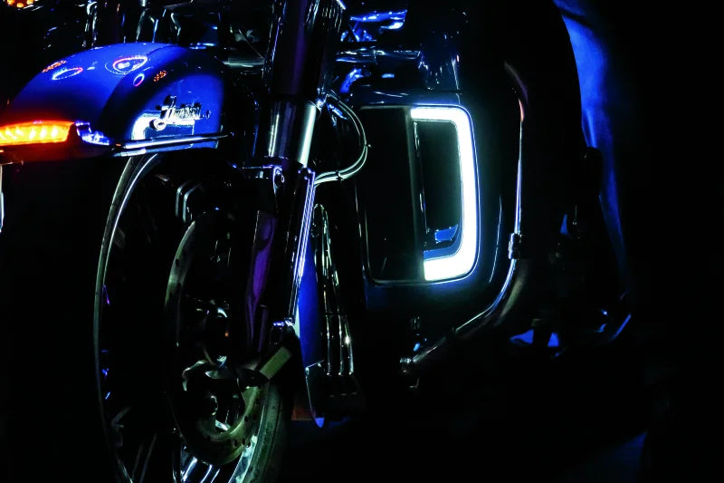 Kuryakyn Tracer Lower Fairing Grill Chrome - Additional View 16