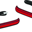 Load image into Gallery viewer, Kuryakyn Tracer Saddlebag Lights Red Lens - Main Product View