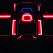 Load image into Gallery viewer, Kuryakyn Tracer Saddlebag Lights Red Lens - Back View
