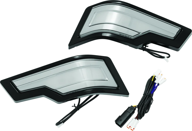 Kuryakyn Tracer Tour Pak Rear Lights Black Smoke Lens - Main Product View