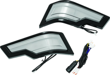 Load image into Gallery viewer, Kuryakyn Tracer Tour Pak Rear Lights Black Smoke Lens - Main Product View