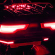 Load image into Gallery viewer, Kuryakyn Tracer Tour Pak Rear Lights Chrome Red Lens - Side View