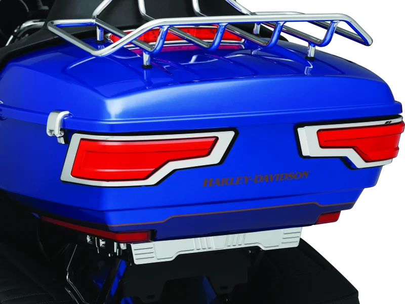 Kuryakyn Tracer Tour Pak Rear Lights Chrome Red Lens - Detail View
