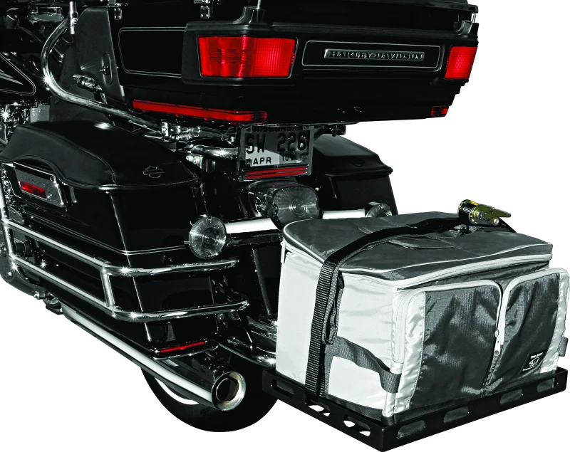 Kuryakyn Trailer Hitch Rack Black - Side View
