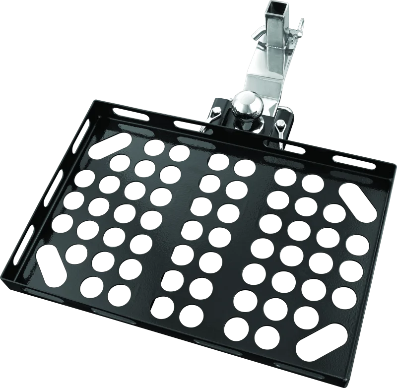 Kuryakyn Trailer Hitch Rack Black - Back View