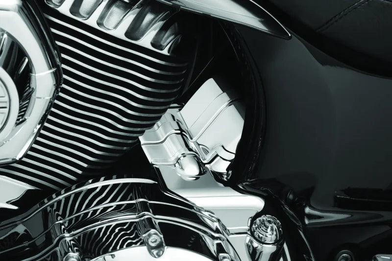Kuryakyn Transmission Cover Indian Chrome - Back View