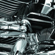 Load image into Gallery viewer, Kuryakyn Transmission Shift Arm Cover Chrome - Side View