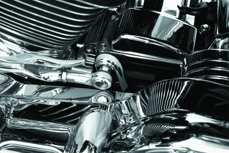 Kuryakyn Transmission Shift Arm Cover Chrome - Side View