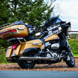 Load image into Gallery viewer, Kuryakyn Tri-Line Accent For Rear Tour-Pak Light Chrome - Side View