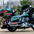 Load image into Gallery viewer, Kuryakyn Tri-Line Accent For Rear Tour-Pak Light Chrome - Installation View