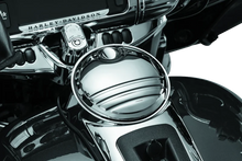 Load image into Gallery viewer, Kuryakyn Tri-Line Fuel Door Chrome - Detail View