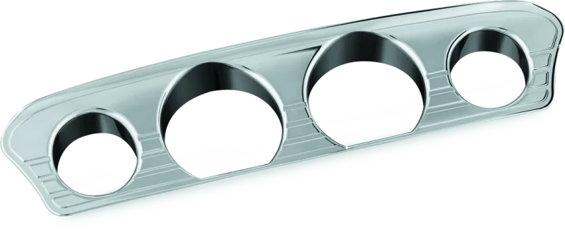 Kuryakyn Tri-Line Gauge Trim 14-Up Touring Models Chrome - Main Product View