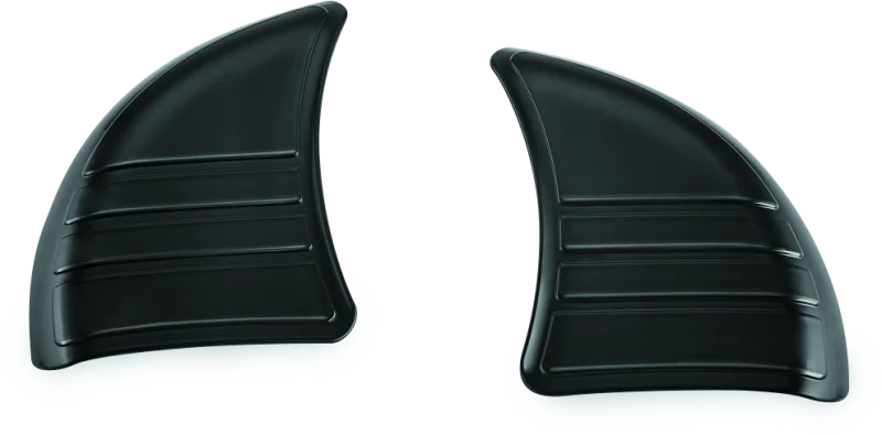 Kuryakyn Tri-Line Inner Fairing Cover Plates Gloss Black - Main Product View