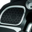 Load image into Gallery viewer, Kuryakyn Tri-Line Speaker Accents For Road Glide Chrome - Installation View