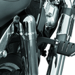Load image into Gallery viewer, Kuryakyn Trident Dually With Male Mount Adapters Chrome - Side View