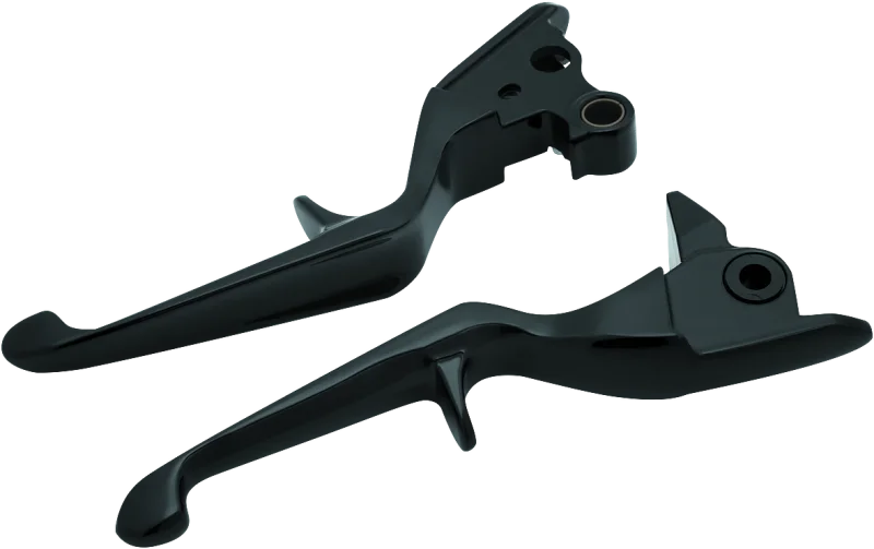 Kuryakyn Trigger Lever Set 08-13 Touring Cable Gloss Black