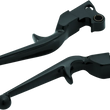 Load image into Gallery viewer, Kuryakyn Trigger Lever Set 96-Up Cable Gloss Black - Main Product View