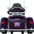 Load image into Gallery viewer, Kuryakyn Trunk Latch/Keyhole Accent For Trikes Chrome - Detail View
