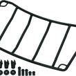 Load image into Gallery viewer, Kuryakyn Trunk Luggage Rack Adjustable Gloss Black - Main Product View