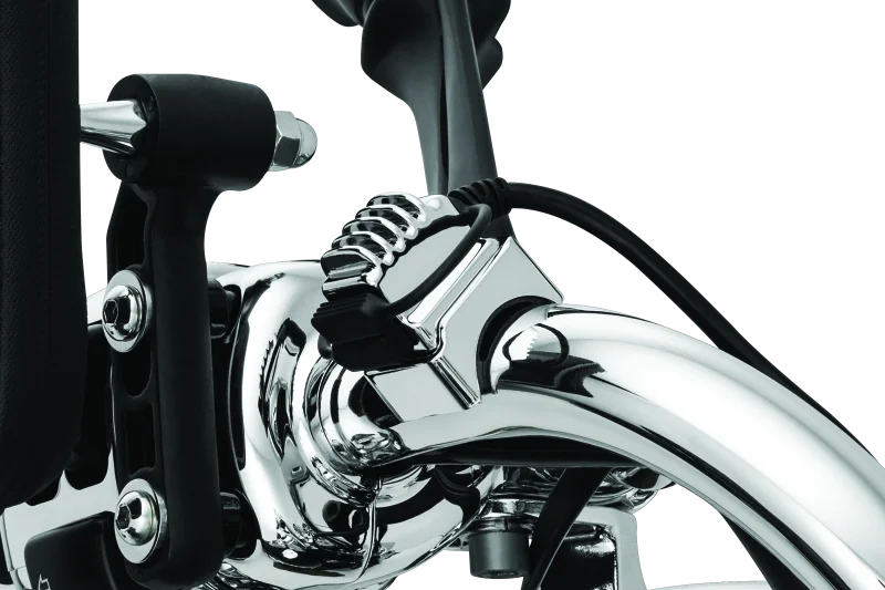 Kuryakyn USB Power Port Universal Charger Chrome - Back View