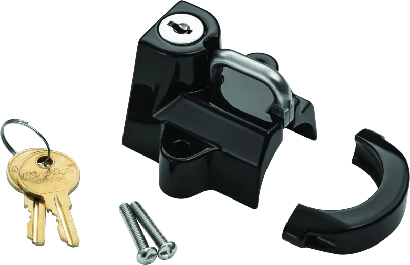 Kuryakyn Universal Helmet Lock 1-1/4-1-1/2 Black