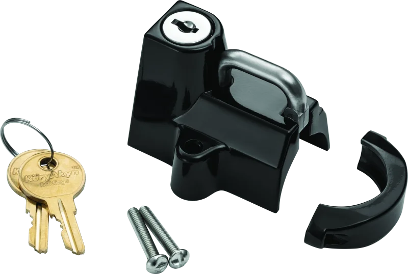 Kuryakyn Universal Helmet Lock 7/8-1-1/4 Black