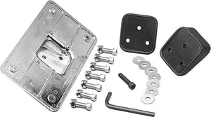 Kuryakyn Universal Laydown License Holder Chrome - Main Product View