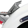 Load image into Gallery viewer, Kuryakyn Universal Laydown License Holder Chrome - Side View