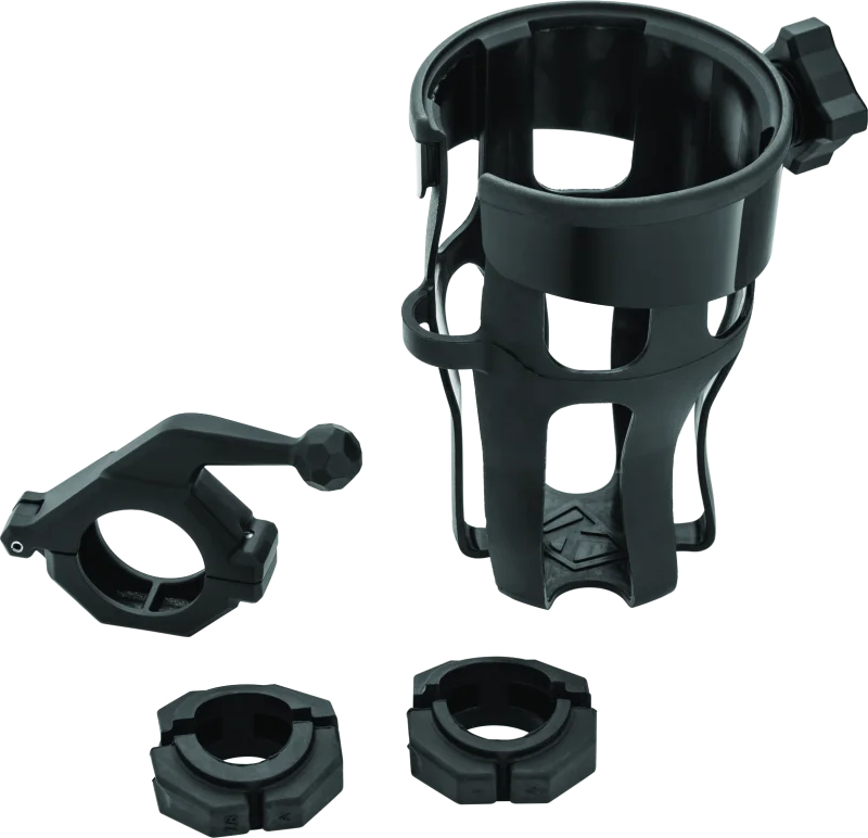Kuryakyn Universal Reflex Drink Holder With Bar Mount Black