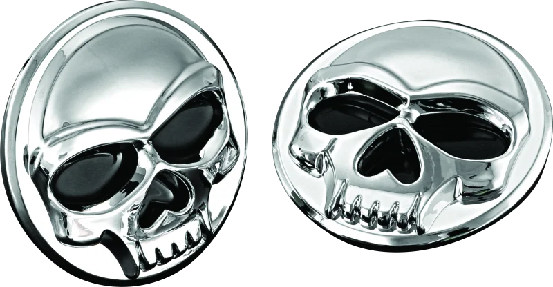 Kuryakyn Universal Zombie Medallions 2in Diameter Chrome