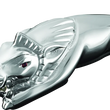 Load image into Gallery viewer, Kuryakyn Wild Boar Fender Ornament Chrome - Main Product View