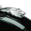 Load image into Gallery viewer, Kuryakyn Wild Boar Fender Ornament Chrome - Side View