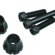 Load image into Gallery viewer, Kuryakyn Windshield Screws FLH Black - Main Product View