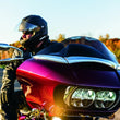 Load image into Gallery viewer, Kuryakyn Windshield Side Trims Chrome - Side View