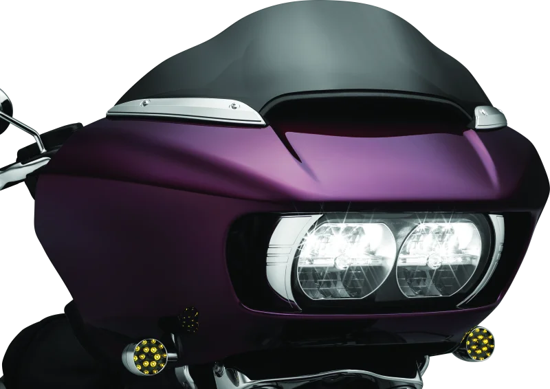 Kuryakyn Windshield Side Trims Chrome - Additional View 6