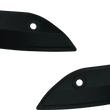 Load image into Gallery viewer, Kuryakyn Windshield Side Trims Gloss Black - Main Product View