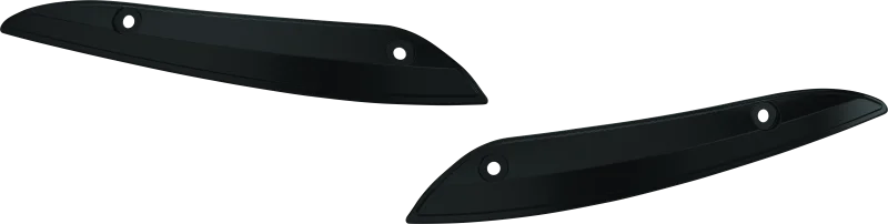 Kuryakyn Windshield Side Trims Gloss Black - Main Product View
