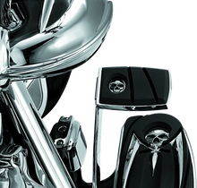 Load image into Gallery viewer, Kuryakyn Zombie Brake Pedal Pad For FL Models Chrome