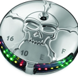 Load image into Gallery viewer, Kuryakyn Zombie Fuel &amp; Battery Gauge Chrome - Main Product View