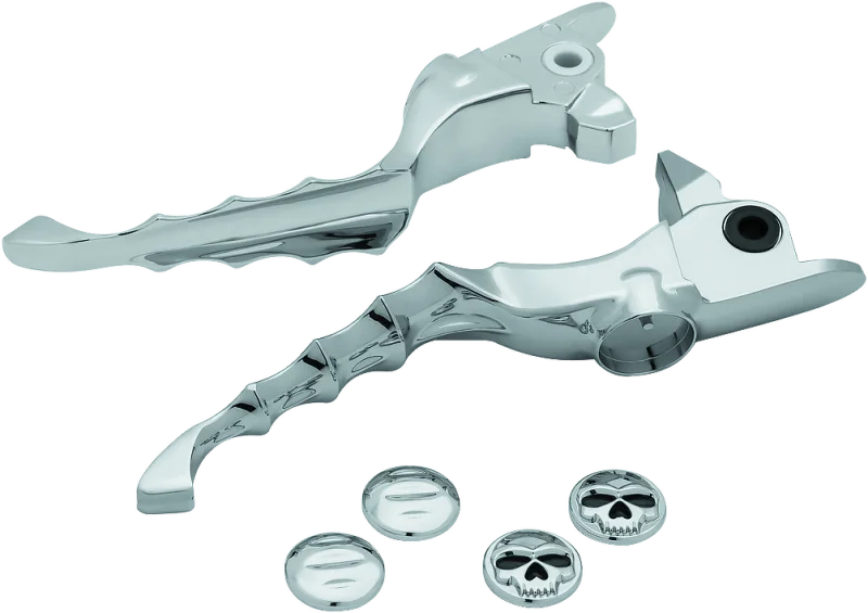 Kuryakyn Zombie Lever Set 17-Up Touring Chrome - Main Product View