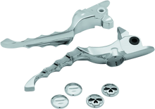 Load image into Gallery viewer, Kuryakyn Zombie Lever Set 17-Up Touring Chrome - Main Product View