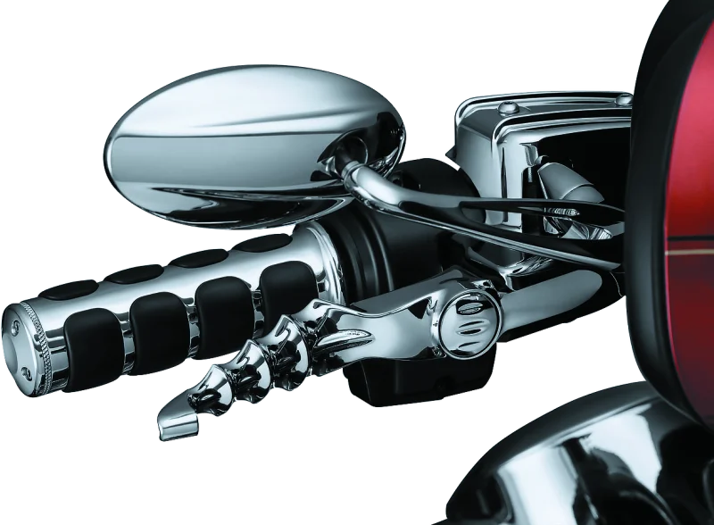 Kuryakyn Zombie Lever Set 17-Up Touring Chrome - Side View