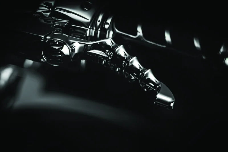 Kuryakyn Zombie Levers 08-13 Touring Cable Chrome - Side View
