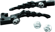 Load image into Gallery viewer, Kuryakyn Zombie Levers 08-13 Touring Cable Gloss Black - Main Product View