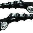 Load image into Gallery viewer, Kuryakyn Zombie Levers 08-13 Touring Cable Gloss Black - Detail View