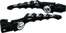 Load image into Gallery viewer, Kuryakyn Zombie Levers 08-13 Touring Cable Gloss Black - Detail View