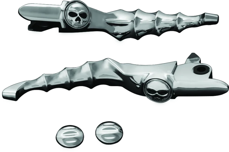 Kuryakyn Zombie Levers 14-16 Touring Chrome - Main Product View