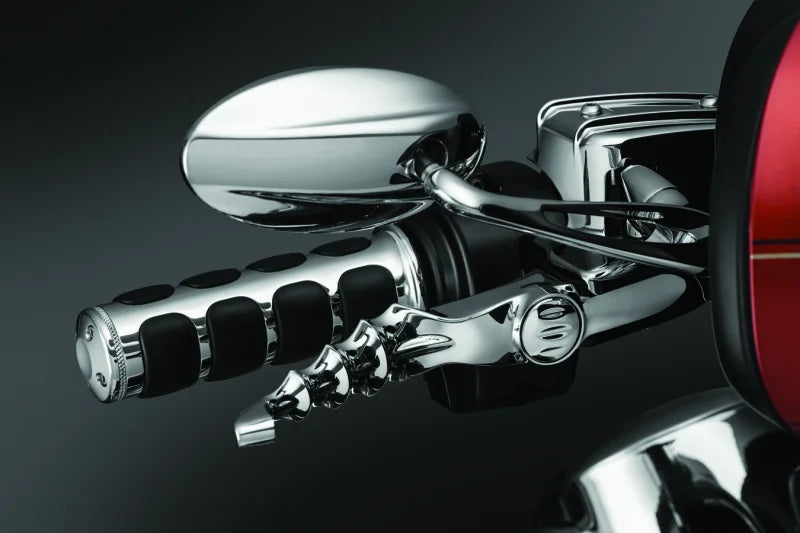Kuryakyn Zombie Levers 14-16 Touring Chrome - Side View