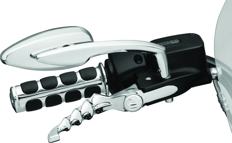 Kuryakyn Zombie Levers Chrome - Side View